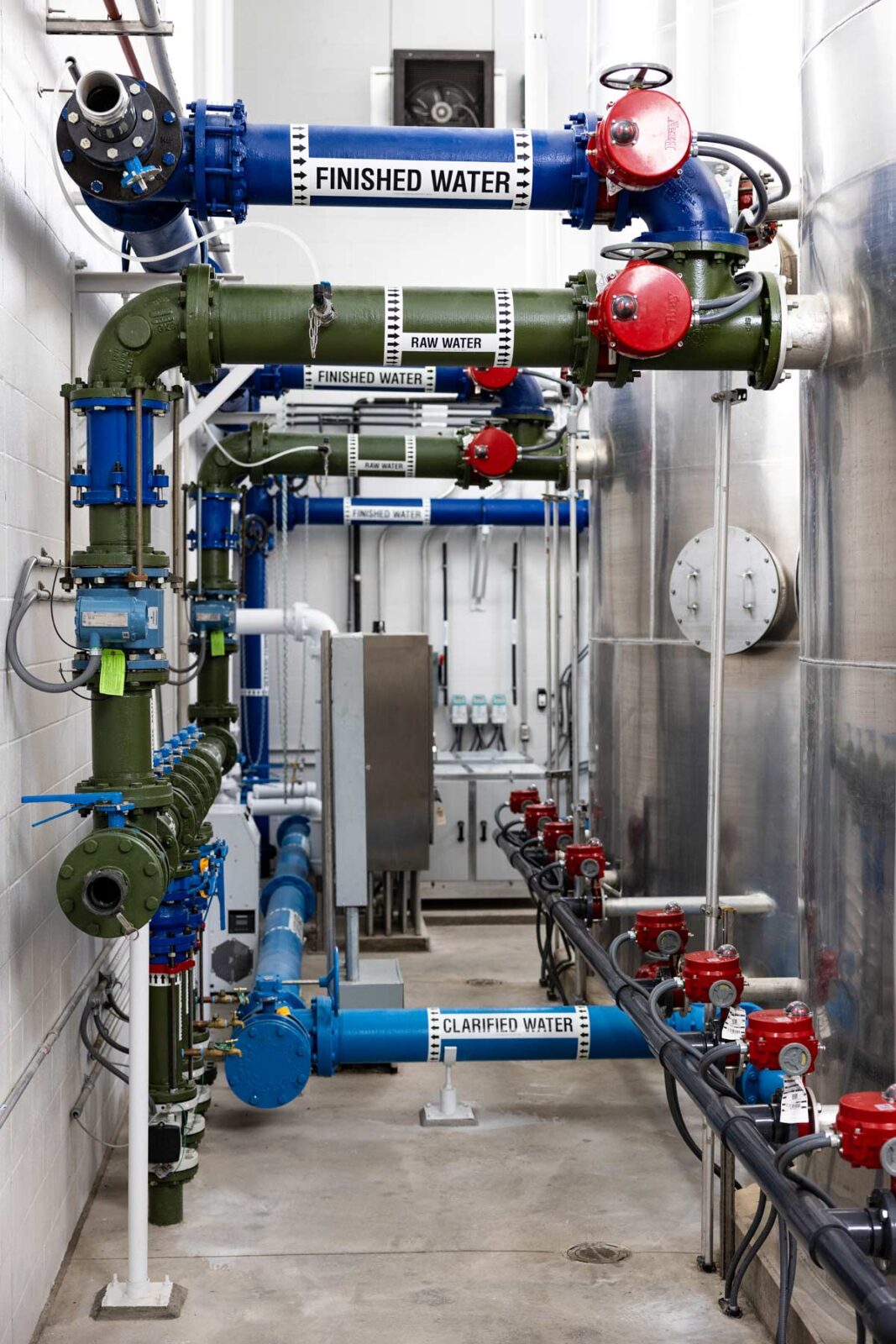 Wendler works on the Elkhart Water Treatment Plant