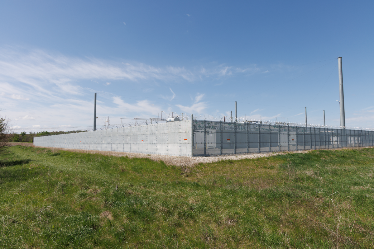 Iowa Wind Farm Substation